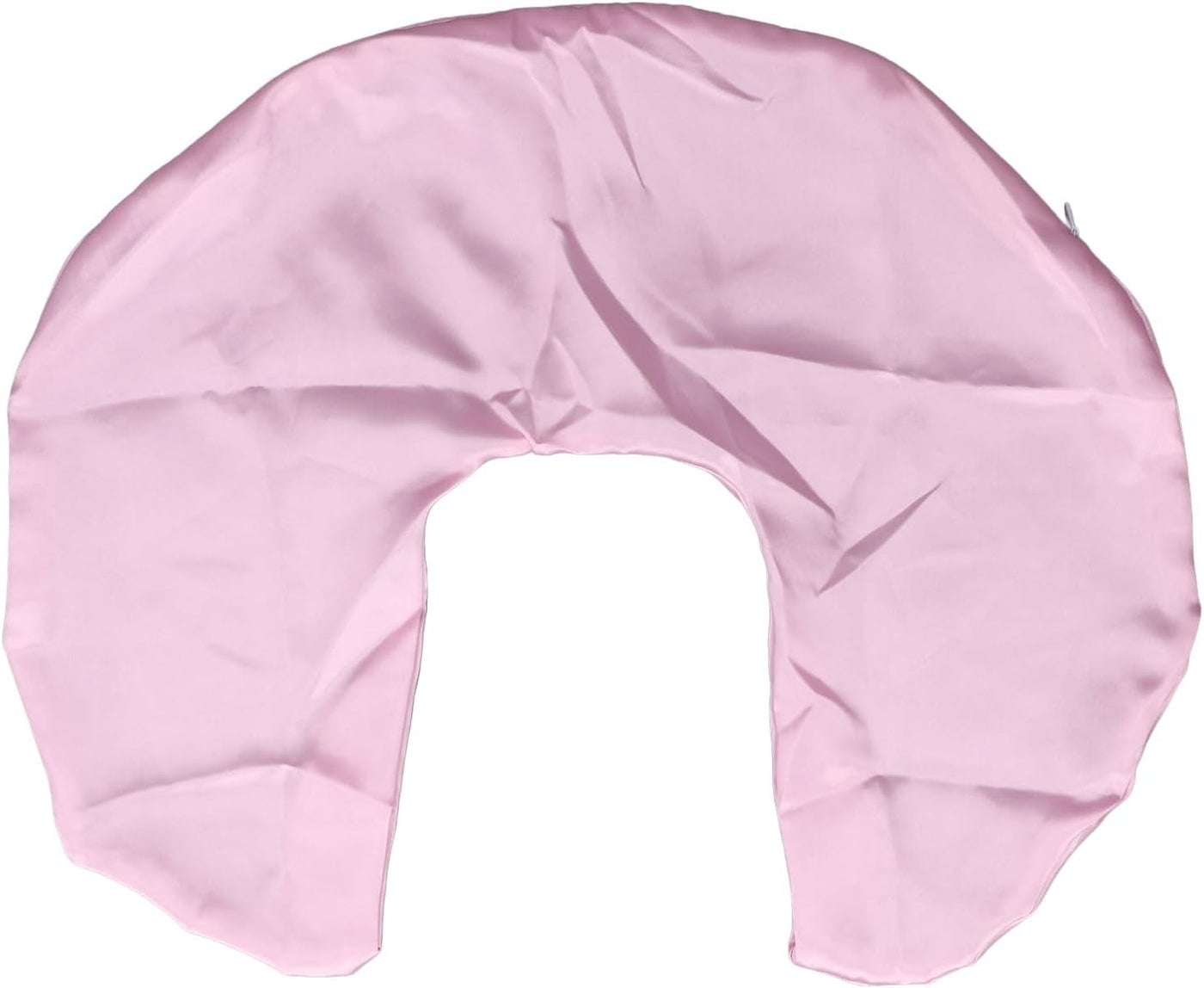 Nursing Pillow Cover Made of Soft Satin, Skinfriendly, Washable, Breathable, Nursing Pillow Cover Compatible for Feeding and Newborn Care (Pink)