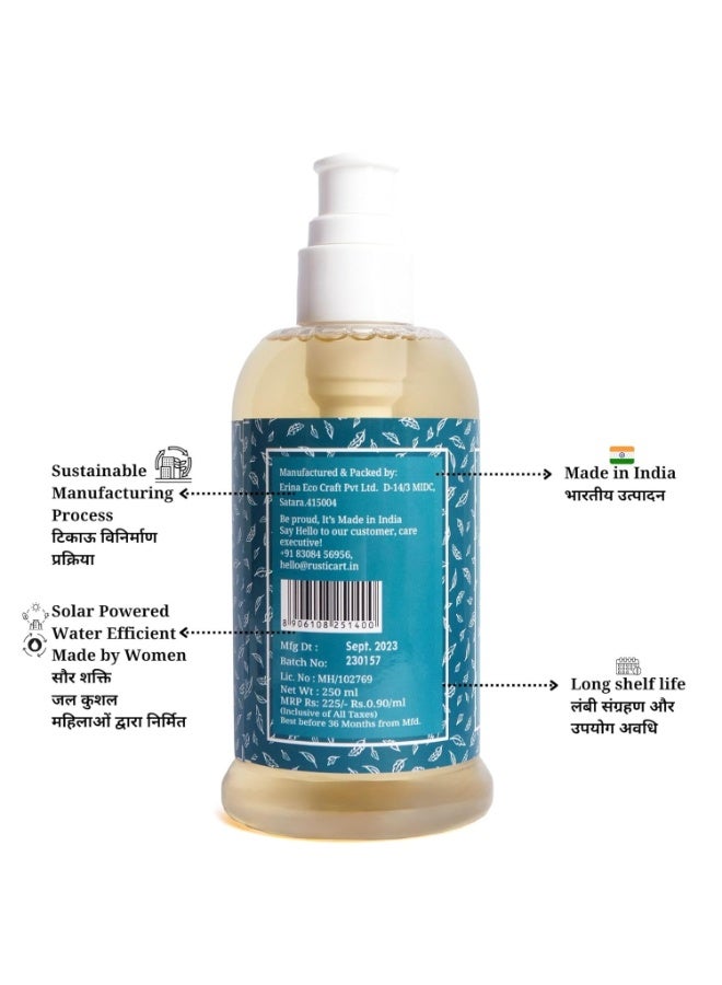 راستيك أرت غسول اليدين العضوي من روستيك آرت بخلاصة الصبار وإكليل الجبل | طبيعي، نباتي | لا يسبب الجفاف، مرطب | خالٍ من الكبريتات والبارابين | ٢٥٠ مل - Image 5