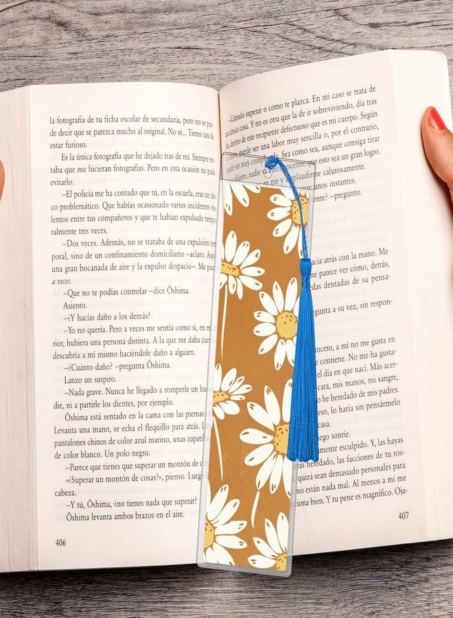 HAPY SHOP 50 Pieces Bookmark Sleeves with 50 Pieces Bookmarks Tassels 7.2×2.3 Inches Plastic Bookmark Sleeves for Bookmarks Photos Markers - Image 5
