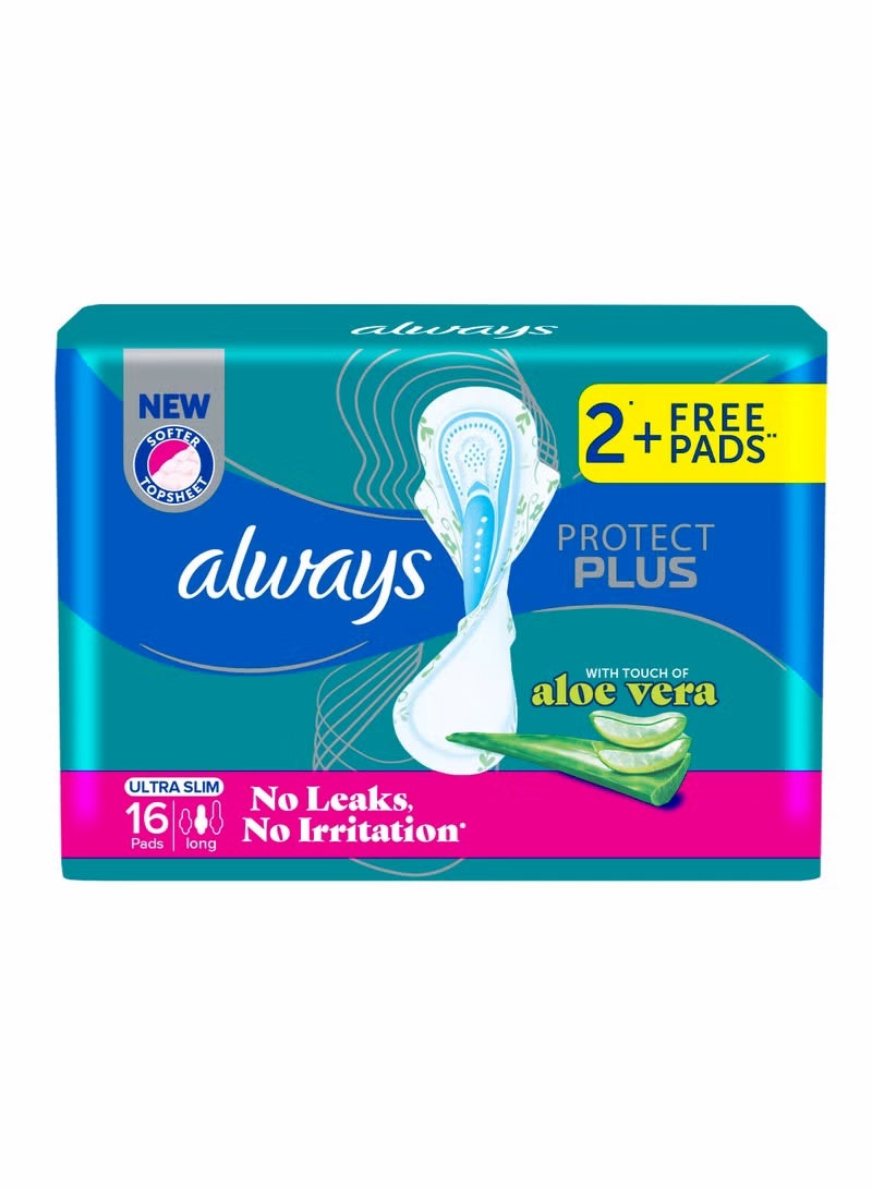 أولويز فوطة صحية بلمسة الألوفيرا سمك مضغوط – 16 فوطة