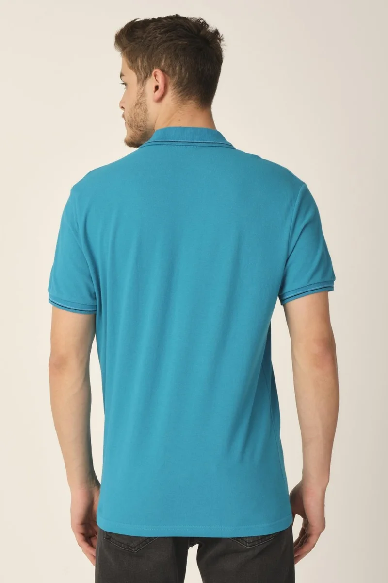 الكسندر جاردي Regular Fit Polo Neck T-Shirt (E21-8102)