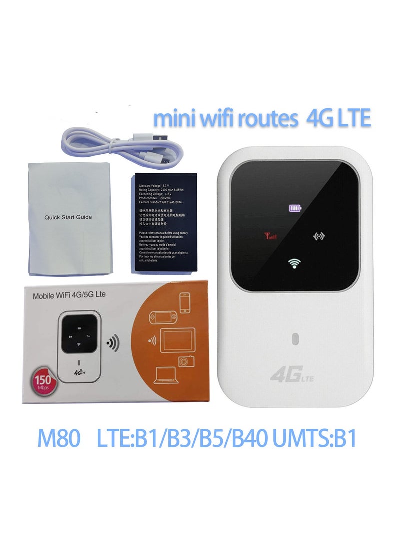 General Portable Router Hotspot, M80 Mobile Hotspot 150mbps Portable Mini 4G LTE Router supports B1/B3/B5/B40  - Image 4