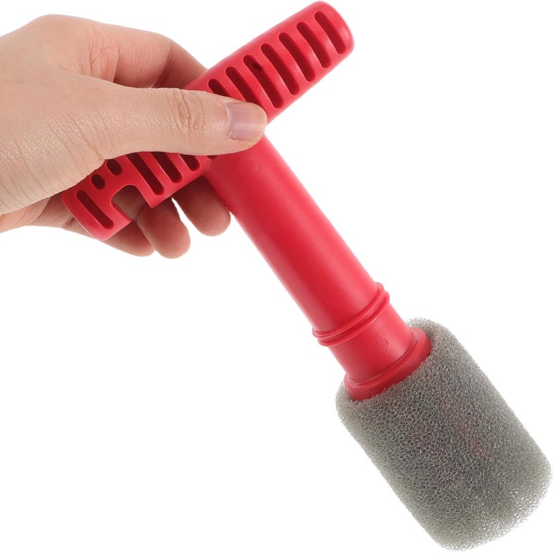 Lug Nut Cleaning Brush with Embedded Steel Rings and Handle, Wire Drill Brush for Car Wheel Detailing and Tire Cleaning, Automotive Wheel Nut Cleaner Tool for Hard-to-Reach Areas - Image 4