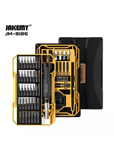 JM-8186-A طقم مفكات دقيقة 83 في 1 بمقبض مطاطي ناعم TPR