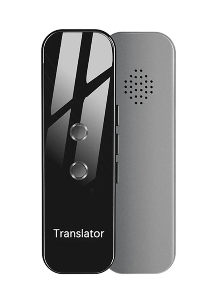 G6 Portable Audio Translator 137 Language Smart Translator Offline In Real Time Smart Voice AI Voice Photo Translation Device (Grey) - Image 1