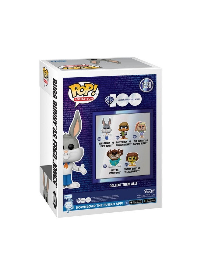 Funko Funko Pop! Animation: WB 100 - Looney Tunes, Bugs Bunny as Fred Jones  - Image 4