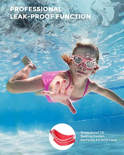 OMID Kids Swim Goggles, P2mini Polarized Swimming Goggles Comfortable for Age 6-14 - Image 5