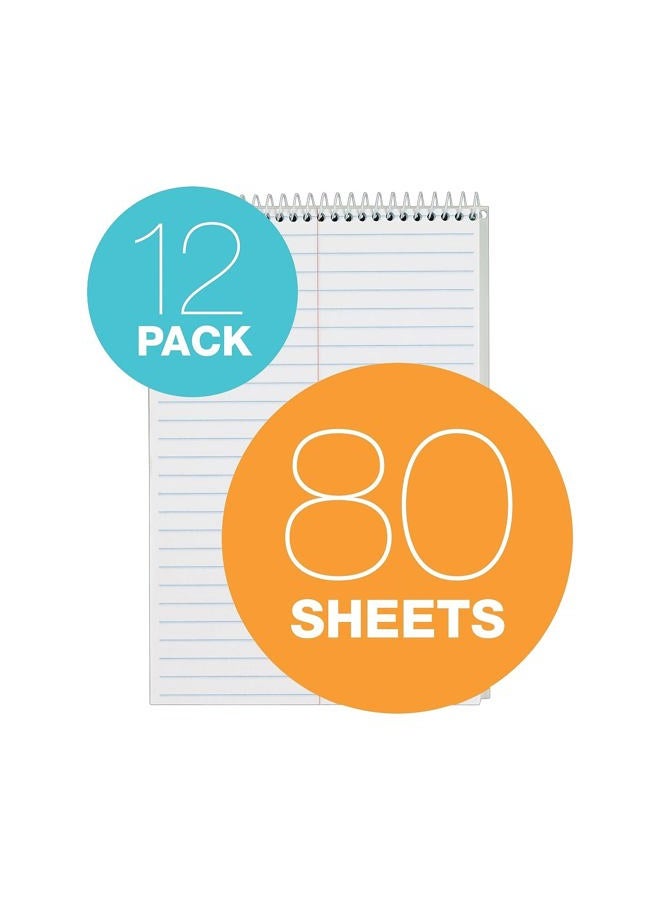 TOPS Steno Books, 6" x 9", Gregg Rule, 80 Sheets, 12 Pack (8020) - Image 2