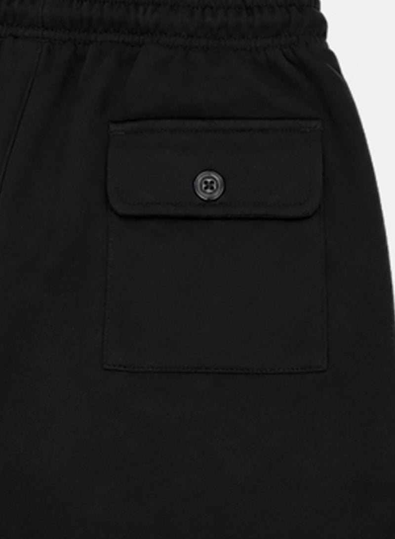 Al Nasser Men Black Jogger Pants With Back Pocket And Drawstring - Image 4
