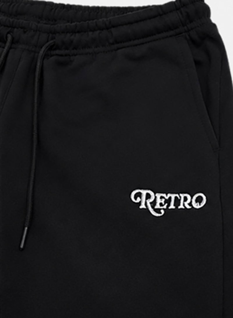 Al Nasser Men Black Jogger Pants With Back Pocket And Drawstring - Image 3