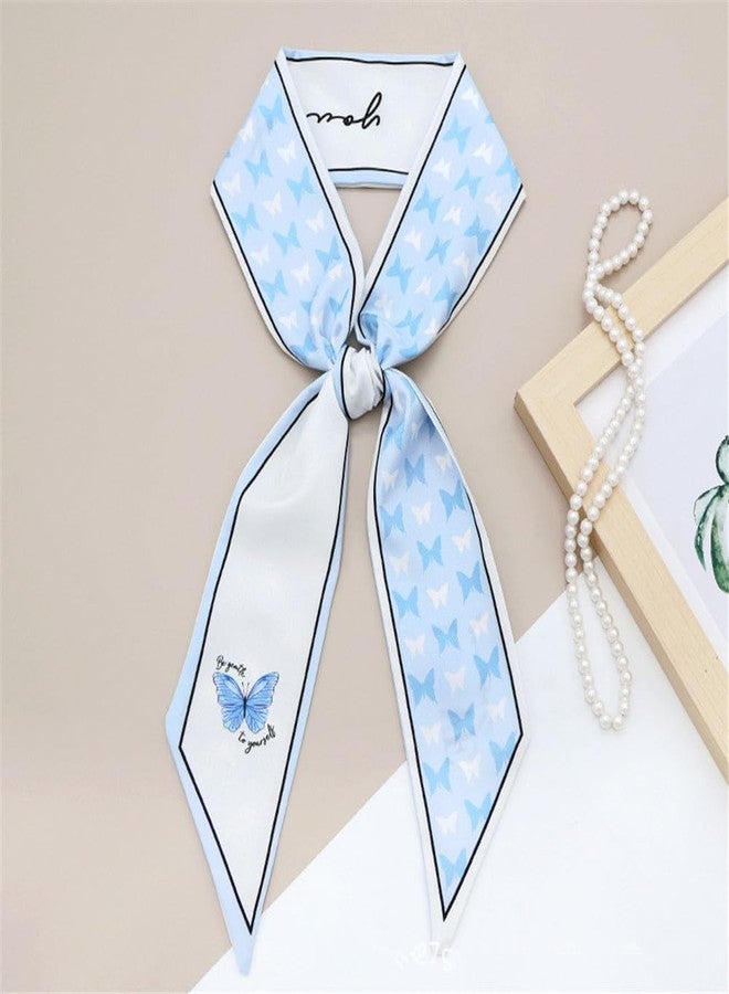 QTMY 5 Pack Purse Scarf for Bags Silk Head Scarf for Hair Handbag Women Scarfs Band Hair Neck Scarves Fashion Gifts,99 - Image 5