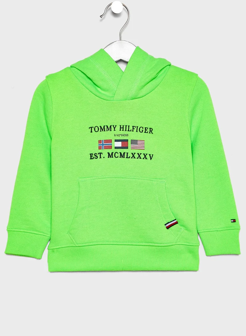 TOMMY HILFIGER Kids Flag Alpine Hoodie
