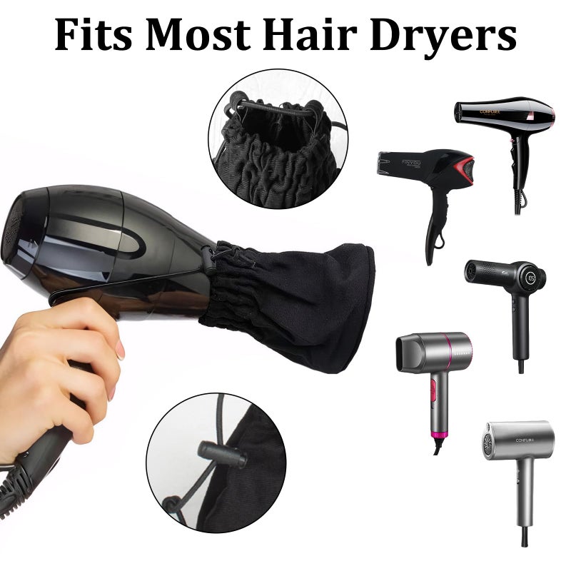 PKRFCJ Diffuser Sock for Hair Dryer Curly Hair, Foldable Travel Diffuser Hair Dryer Attachment, for Curly and Wavy Hair, Fits Most Standard Size Hair Dryers (Silver) - Image 3