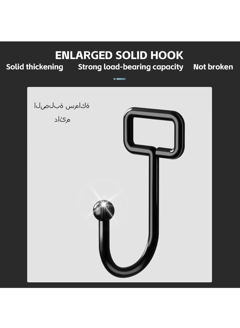 Adhesive Hooks, Wall Hooks for Hanging, Waterproof Wall Mount Hangers for Bathroom & Home (20-Pack)  - Image 4