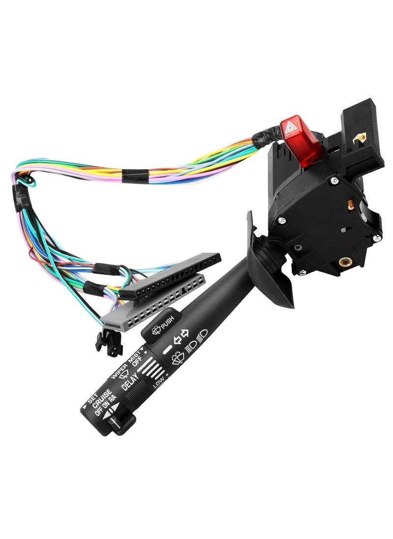 TLAXCA - Multi-Function Combination Switch Fit for 1995-2002 Chevy Tahoe S10 GMC C1500 K1500 Suburban Yukon Replace 2330814, 26100985, 26036312, Turn Signal, Wiper, Hazard Switch, Cruise Control - Image 1