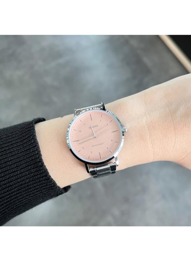 كاسيو ساعة تناظرية من الفولاذ المقاوم للصدأ LTP-VT03D-4BDF - Image 2