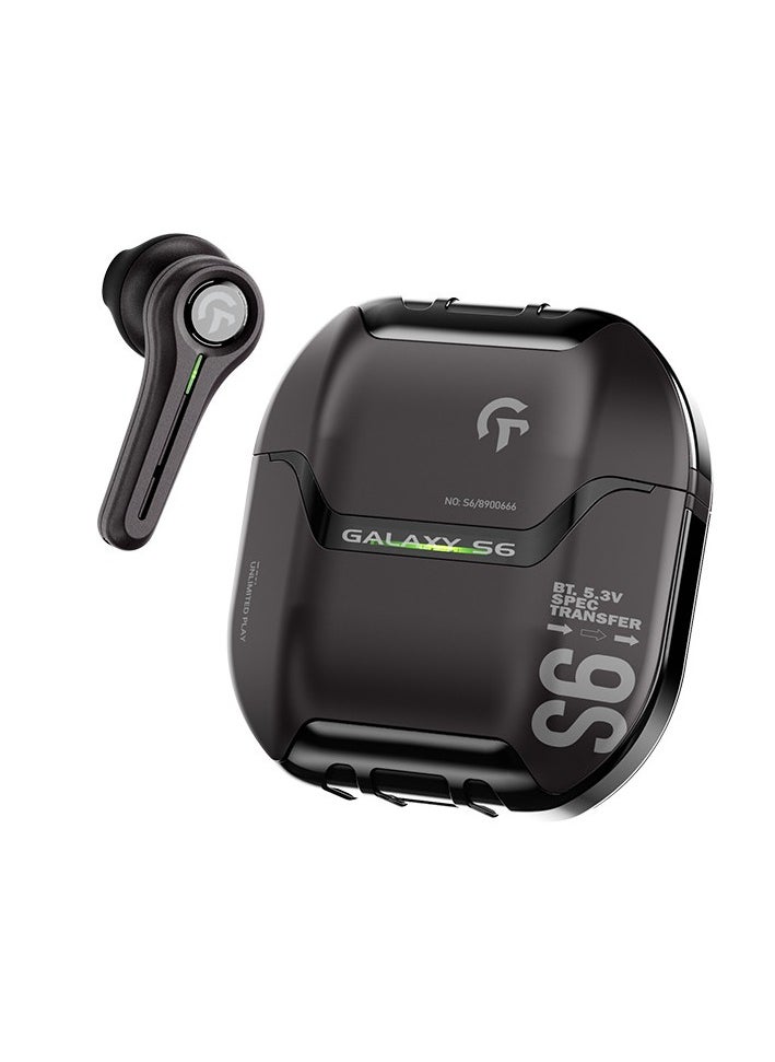 fingertime - S6 Bass-Enhanced Gaming Wireless Sport In-Ear TWS Bluetooth Earphones - Image 1