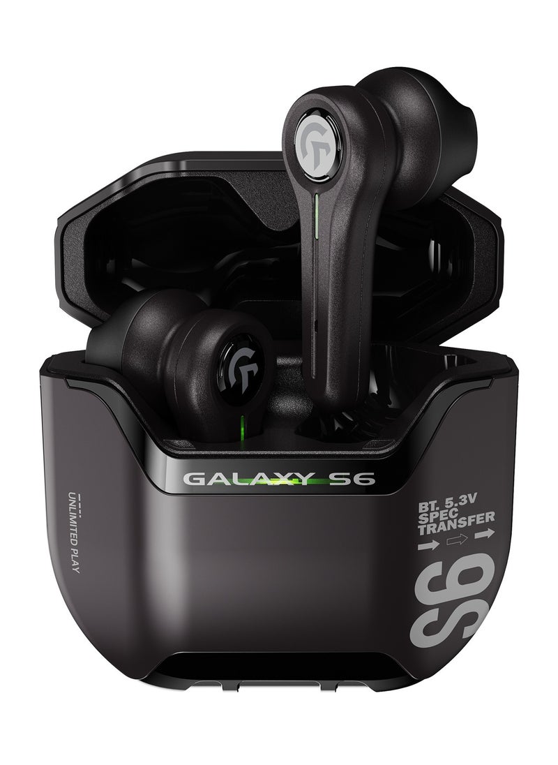 fingertime - S6 Bass-Enhanced Gaming Wireless Sport In-Ear TWS Bluetooth Earphones - Image 1