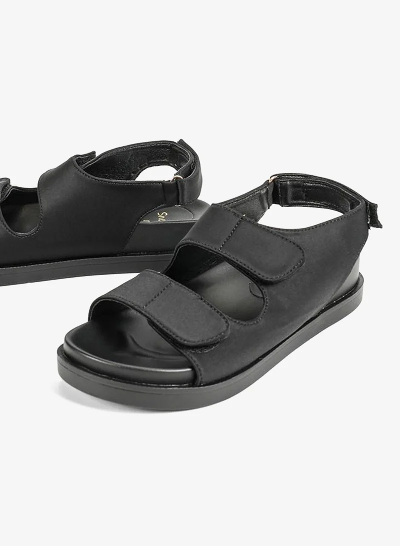 Sneak-a-Peek Sneak-a-Peek Double Velcro Strap Open Toe Sandals