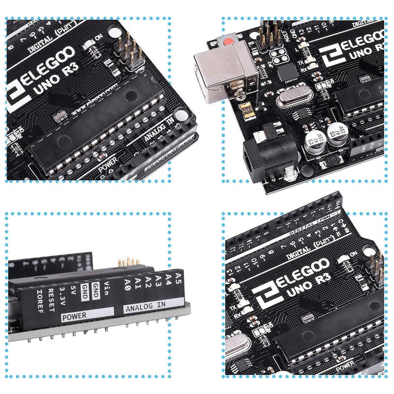ELEGOO لوحة ELEGOO UNO R3 ATmega328P مع كابل USB (متوافقة مع Arduino) - Image 2