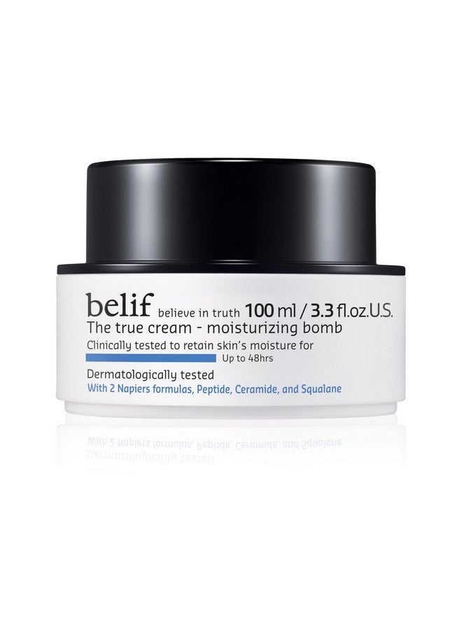 بليف كريم الترطيب الحقيقي قنبلة جديدة ومحسنة من الرطوبة تدوم 48 ساعة يعيد حاجز البشرة الببتيد سيراميد سكوالان للعناية بالبشرة كريم مرطب يومي للوجه جميع أنواع البشرة Kbeauty - Image 1