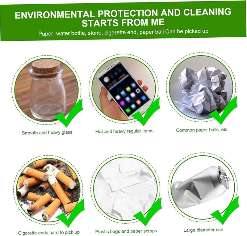 Lightweight Trash Grabber Tool Portable Garbage Clamp for Outdoor Use and Elderly Assistance - Image 3