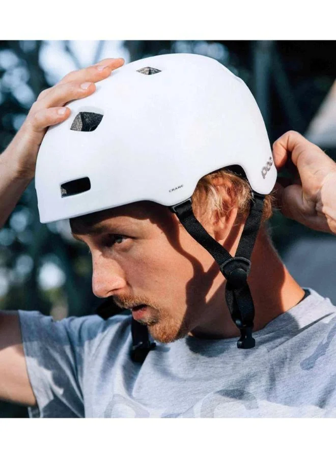 POC Matt White Crane MIPS Bike Helmet  | Best Price UAE