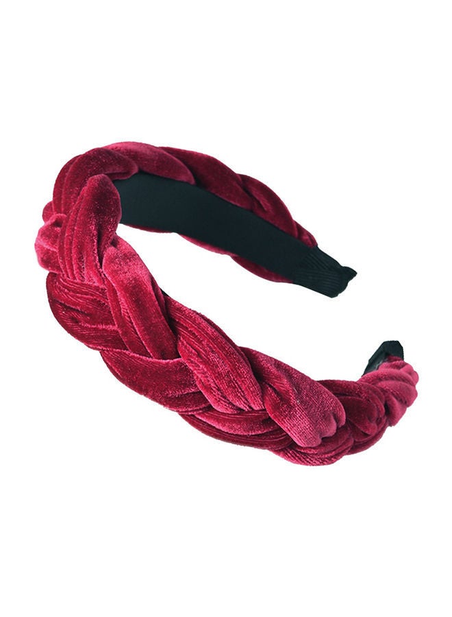 NIBEMINENT Polyester Brief Design Hair Band Red One size