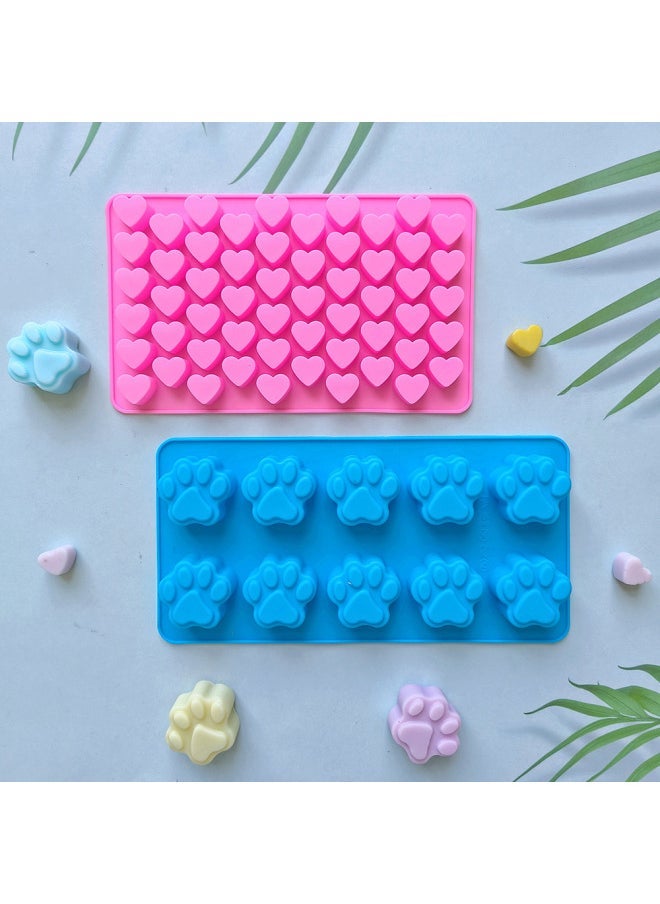 4 Chocolate With Eyedropper Suit Silicone Mold Cat's Claw/Donut Shape Candy Making Baking Supplies-Color - Image 3