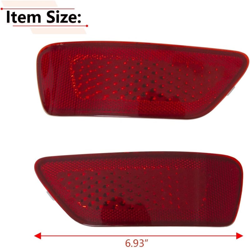 RLB-HILON عاكس الحاجز الخلفي متوافق مع جيب جراند شيروكي (Jeep Grand Cherokee) من طراز 2011 إلى 2021، ودودج جورني (Dodge Journey) من طراز 2011 إلى 2020، وكومباس (Compass) من طراز 2011 إلى 2017، للجانبين الأمامي والخلفي للسائق والراكب. - Image 4