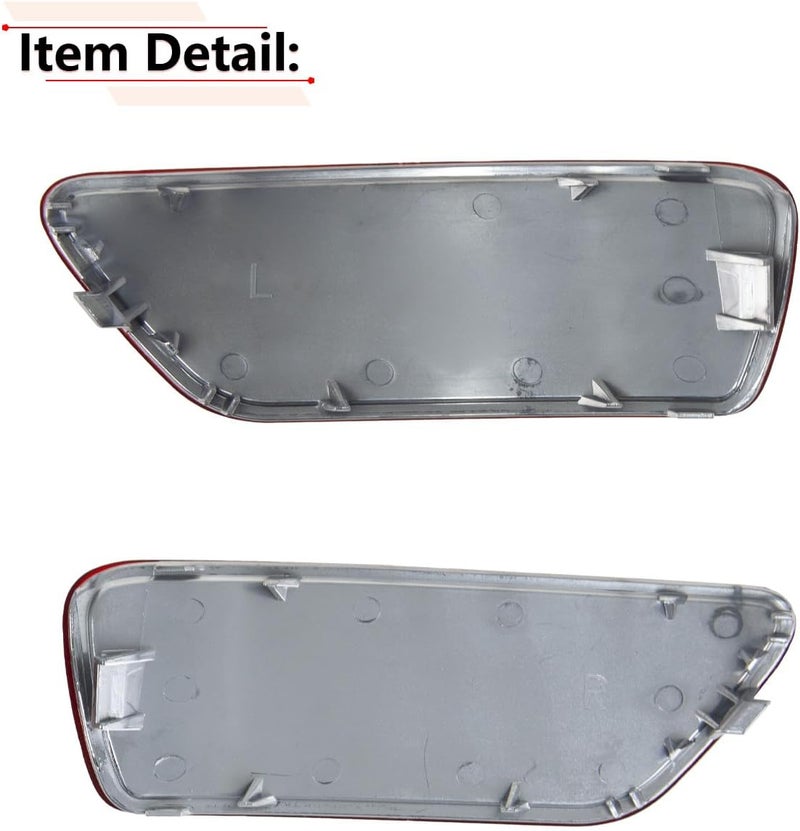 RLB-HILON عاكس الحاجز الخلفي متوافق مع جيب جراند شيروكي (Jeep Grand Cherokee) من طراز 2011 إلى 2021، ودودج جورني (Dodge Journey) من طراز 2011 إلى 2020، وكومباس (Compass) من طراز 2011 إلى 2017، للجانبين الأمامي والخلفي للسائق والراكب. - Image 3