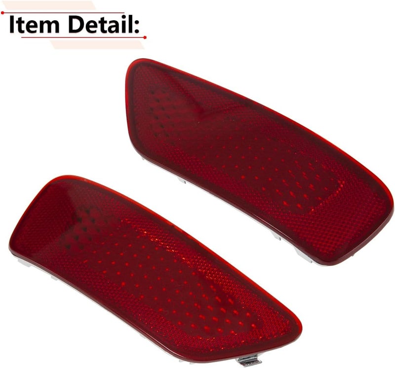 RLB-HILON عاكس الحاجز الخلفي متوافق مع جيب جراند شيروكي (Jeep Grand Cherokee) من طراز 2011 إلى 2021، ودودج جورني (Dodge Journey) من طراز 2011 إلى 2020، وكومباس (Compass) من طراز 2011 إلى 2017، للجانبين الأمامي والخلفي للسائق والراكب. - Image 5
