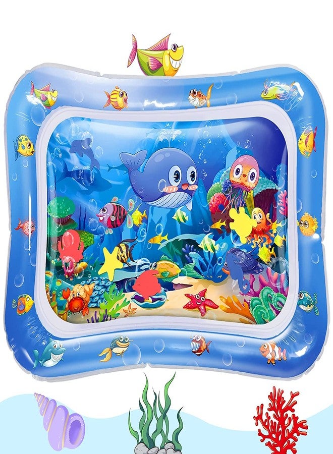 LYDL Tummy Time Baby Water Mat Inflatable Baby Play Mat Activity Center for Infant Baby Toys 3 to 15 Months, Baby Gifts for Boys Girls(Assorted Design) - Image 1