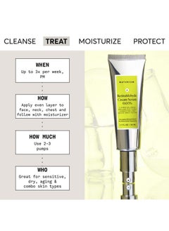 NATURIUM Retinaldehyde Cream Serum 0.05% Advanced Antiaging & Smoothing Treatment Face & Skin Care 1.7 Oz  - Image 3