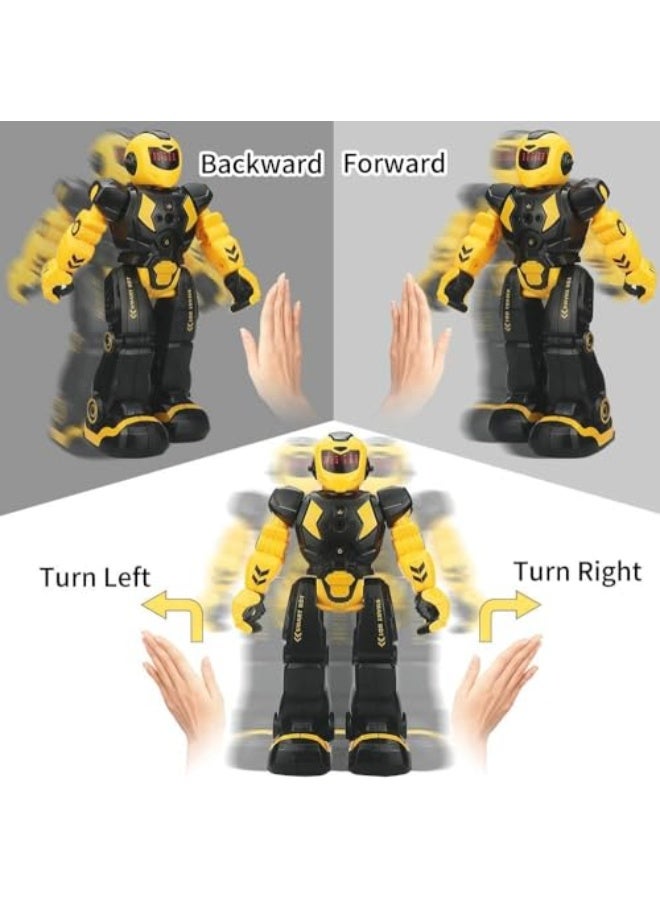 XICEN Kids Intelligent Programmable RC Robot Toy, with Infrared Controller, with Dancing,Singing, Moonwalking and LED Eyes, Gesture Sensing Robot Kit Toy for Childrens Entertainment Gift - Image 5