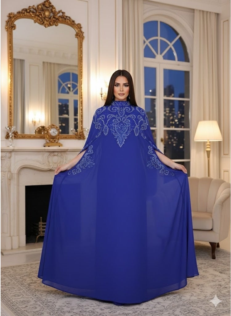 FULL JOY Stylish Maxi Dress with shimmering Details,Flowing Silhouette that Flatters all body types – Fashion, Trendy Dress. - Image 1