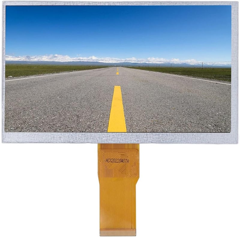 شاشة LCD مقاس 7 بوصة بدقة 1024x600 وزاوية رؤية 85x85 لجرس الأمان والمركبات والعرض الصناعي - Image 2