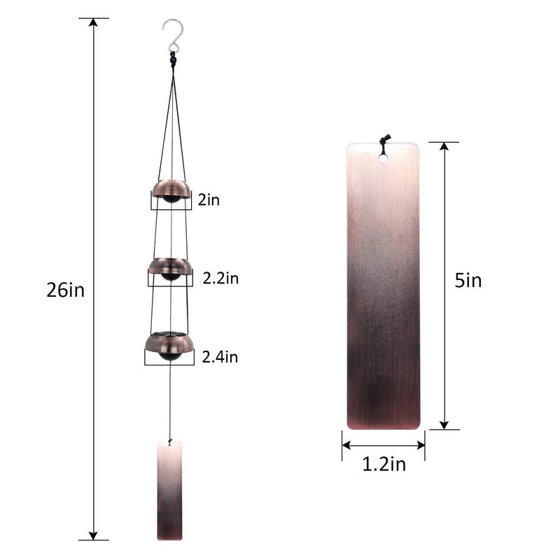 Japanese-Style Three-Bell And Five-Bell Wind Chimes Pendant, Blessing Wind Chimes, Wish Dropshipping - Image 1
