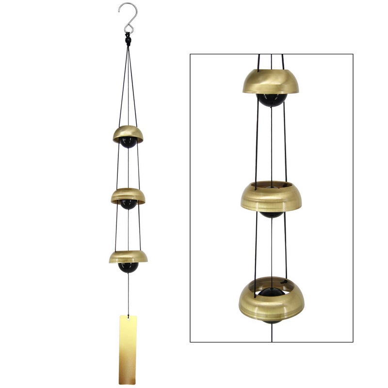 Japanese-Style Three-Bell And Five-Bell Wind Chimes Pendant, Blessing Wind Chimes, Wish Dropshipping - Image 3