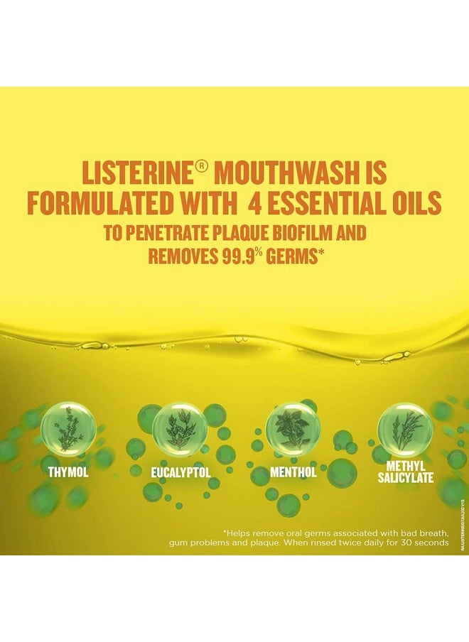 Listerine Original Mouthwash Liquid Removes 99.9% Germs 500Ml (Pack Of 1)  - Image 4