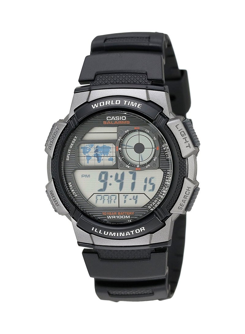 كاسيو ساعة يد رقمية كوارتز AE1000W-1BVCF - مقاس 44 مم - لون أسود رجال - Image 1