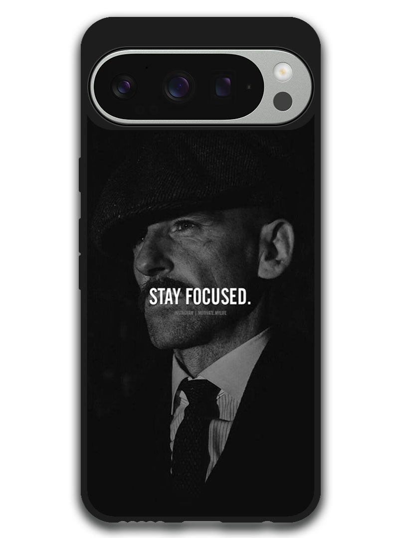 Theodor Protective Case Anti Scratch Shock Proof Bumper Cover For Google Pixel 9 Pro Stay focused - Image 1