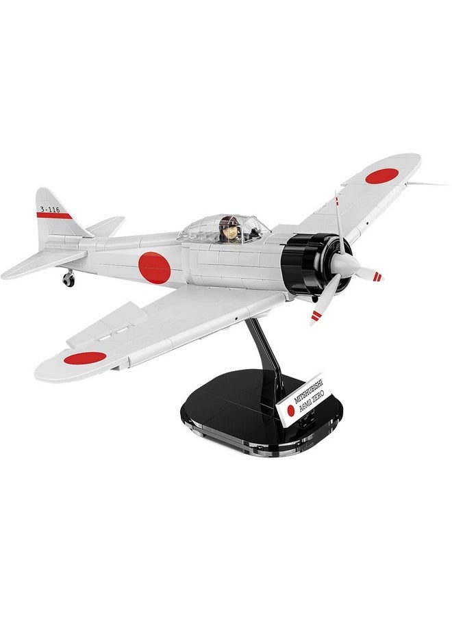 COBI Historical Collection World War Ii Mitsubishi A6M2 Zerosen Plane  - Image 1