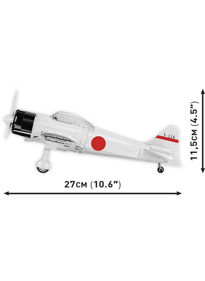 COBI Historical Collection World War Ii Mitsubishi A6M2 Zerosen Plane  - Image 5