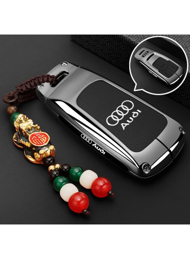 Audi 2025 Audi Q5L special key set luxury 2024 A4L premium car key all inclusive protective case for men and women General Motors keychain - Image 1