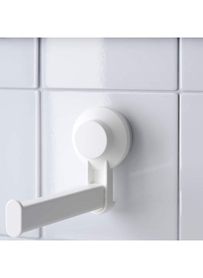 Generic Toilet roll holder with suction cup, white  - Image 5