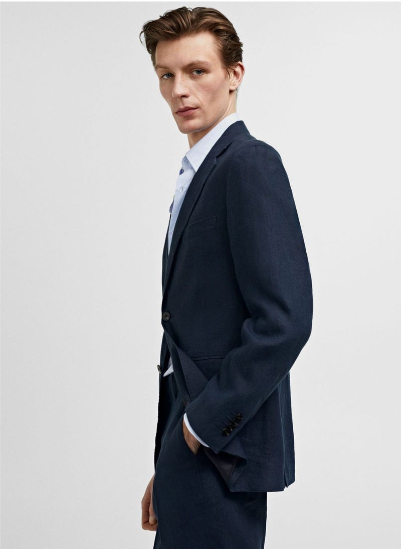 Mango Man Amalfi Slim-Fit Blazer  - Image 3