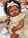 GYCV Reborn Toddler Dolls Black Girl 24 Inch Lifelike Black Reborn Baby Doll with Curly Hair Realistic Toddler Dolls Girl Weighted Real Life Reborn Doll Toys with Accessories Birthday Gift for Kids - Image 4