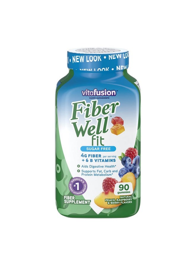 Vitafusion Fiber Well Fit Sugar Free Gummies 90 Ct Pack Of 2  - Image 3
