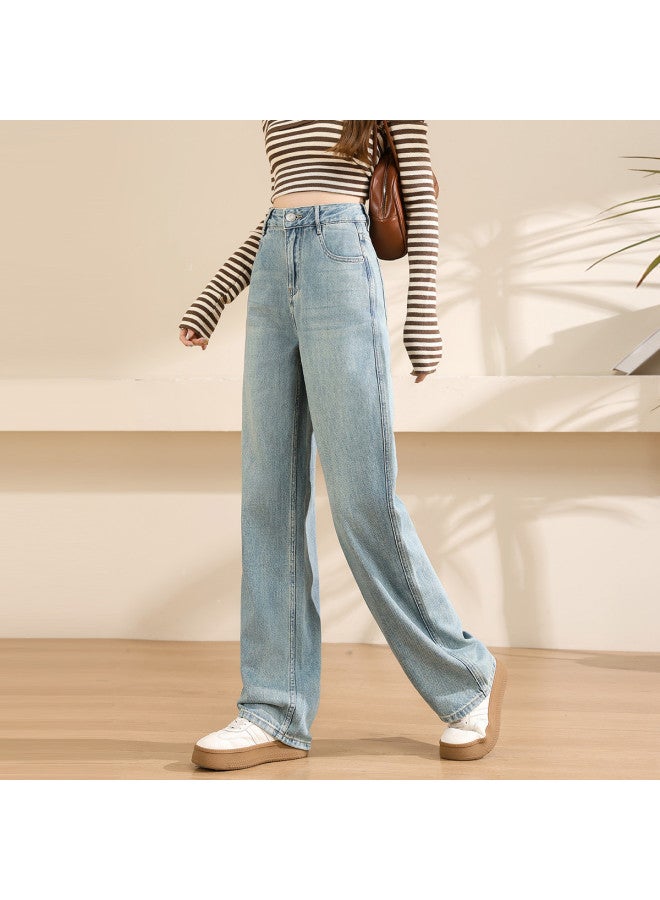 Jeanswest جينز ريترو تريند عالي الخصر بقصة مستقيمة فضفاضة مريحة متعددة الاستخدامات - Image 4